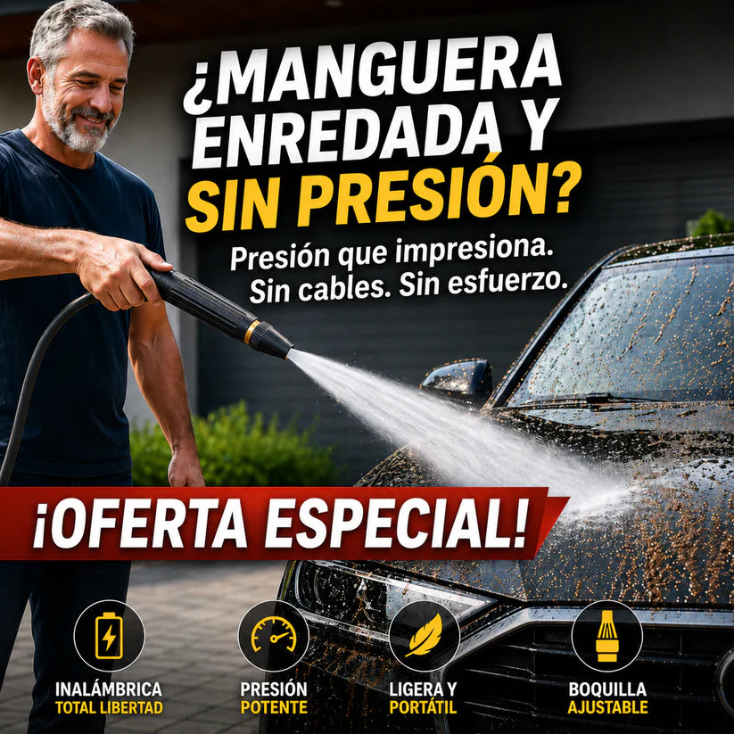 HydroJet® - Boquilla Hidrolavadora Portátil