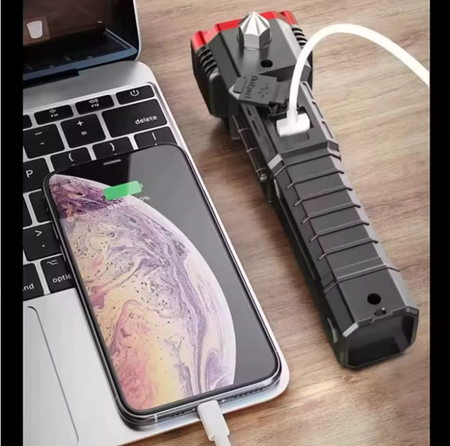 Linterna Tactica 4 en 1 Recargable