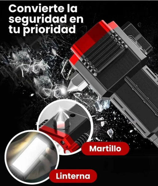 Linterna Tactica 4 en 1 Recargable