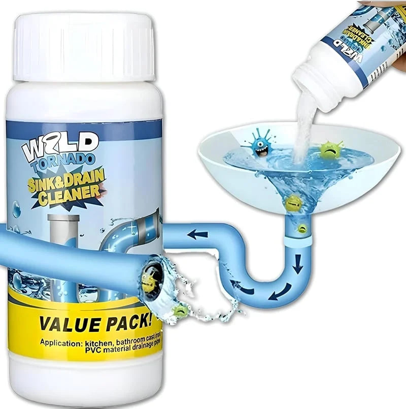 3x1 ¡Mega Promo! Súper Destapador de Cañerías Wild Tornado™ - Destapa absolutamente TODO
